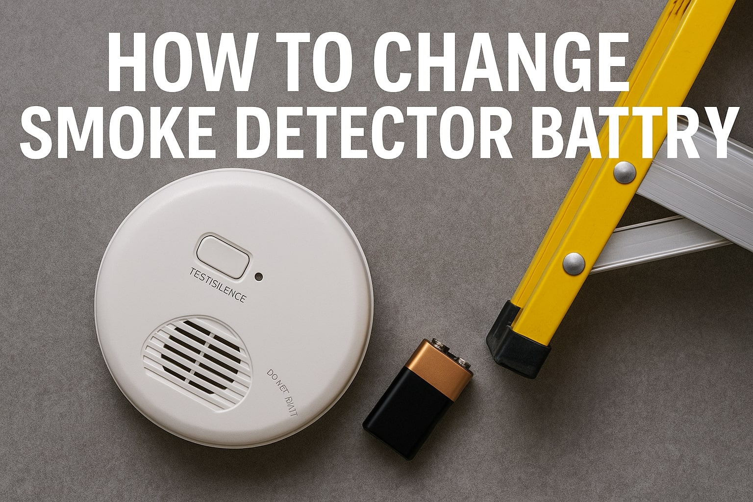 How to Change Smoke Detector Battery: Quick DIY Guide
