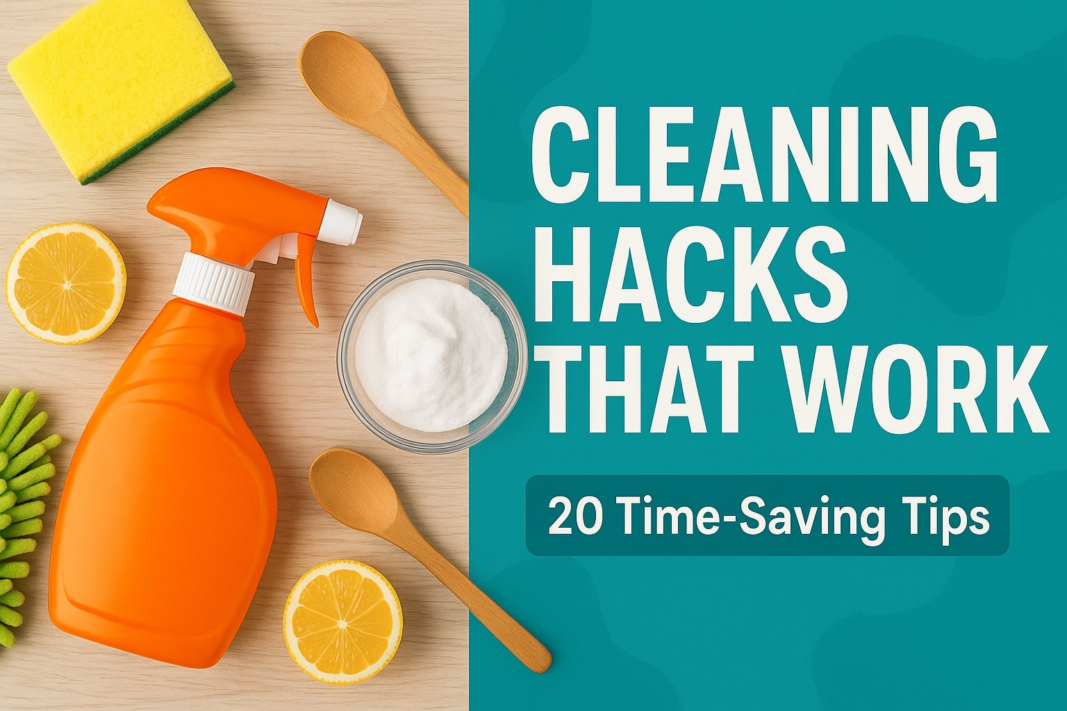 20 Cleaning Hacks That Actually Work (Save Time & Money)