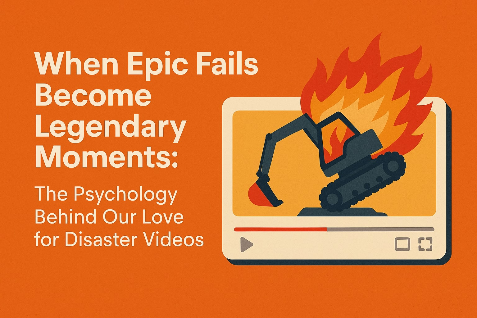When Epic Fails Become Legendary Moments: The Psychology Behind Our Love for Disaster Videos