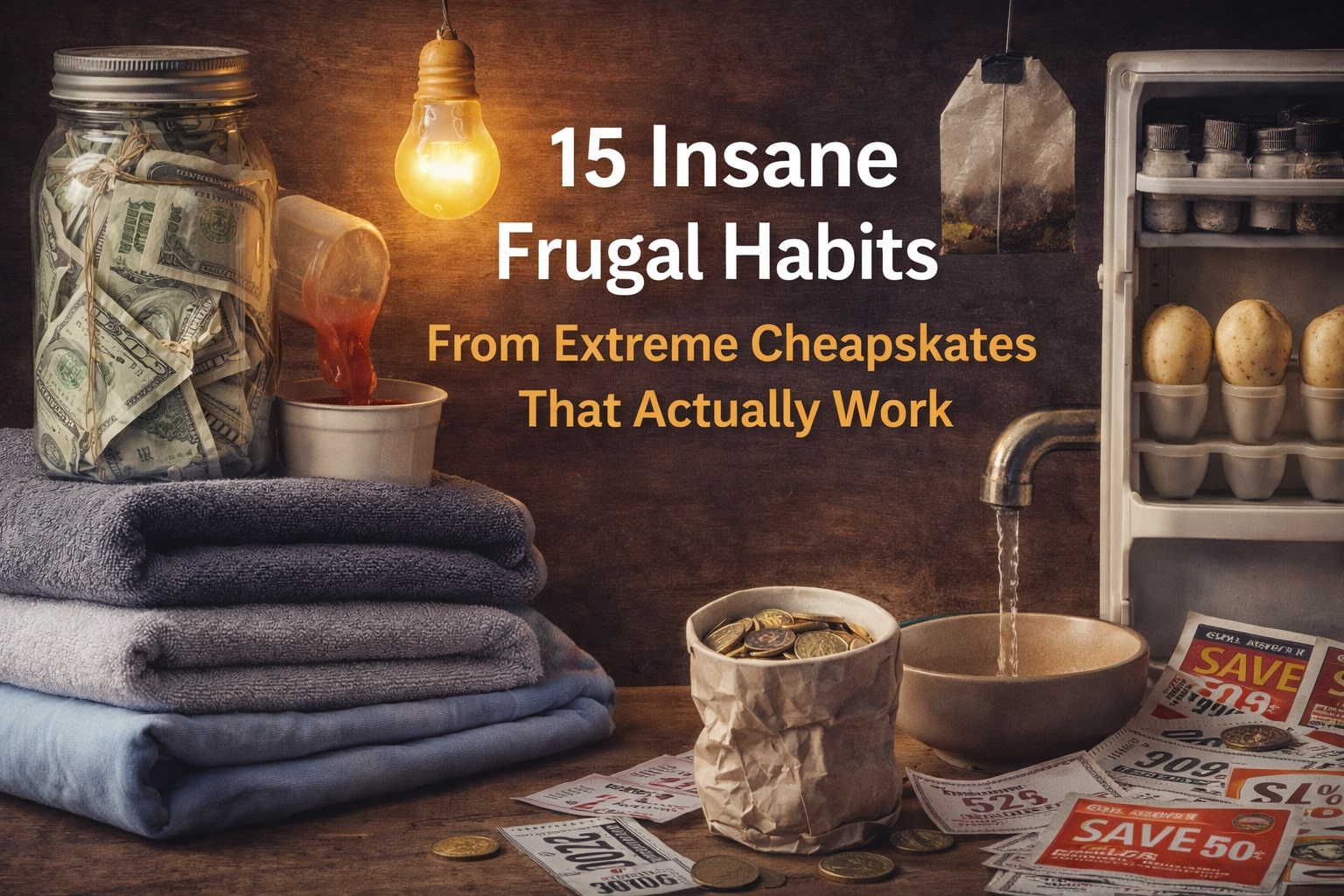 15 Insane Frugal Habits From Extreme Cheapskates That Actually Work