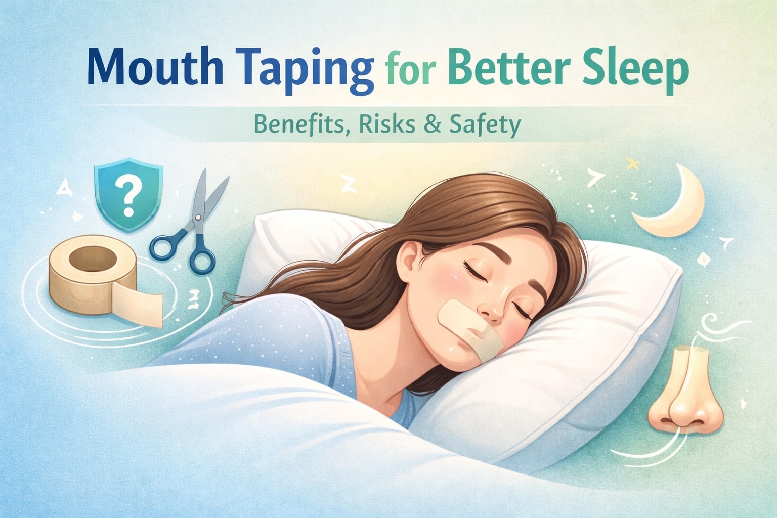 Mouth Taping for Sleep: Benefits, Risks & How to Do It Safely