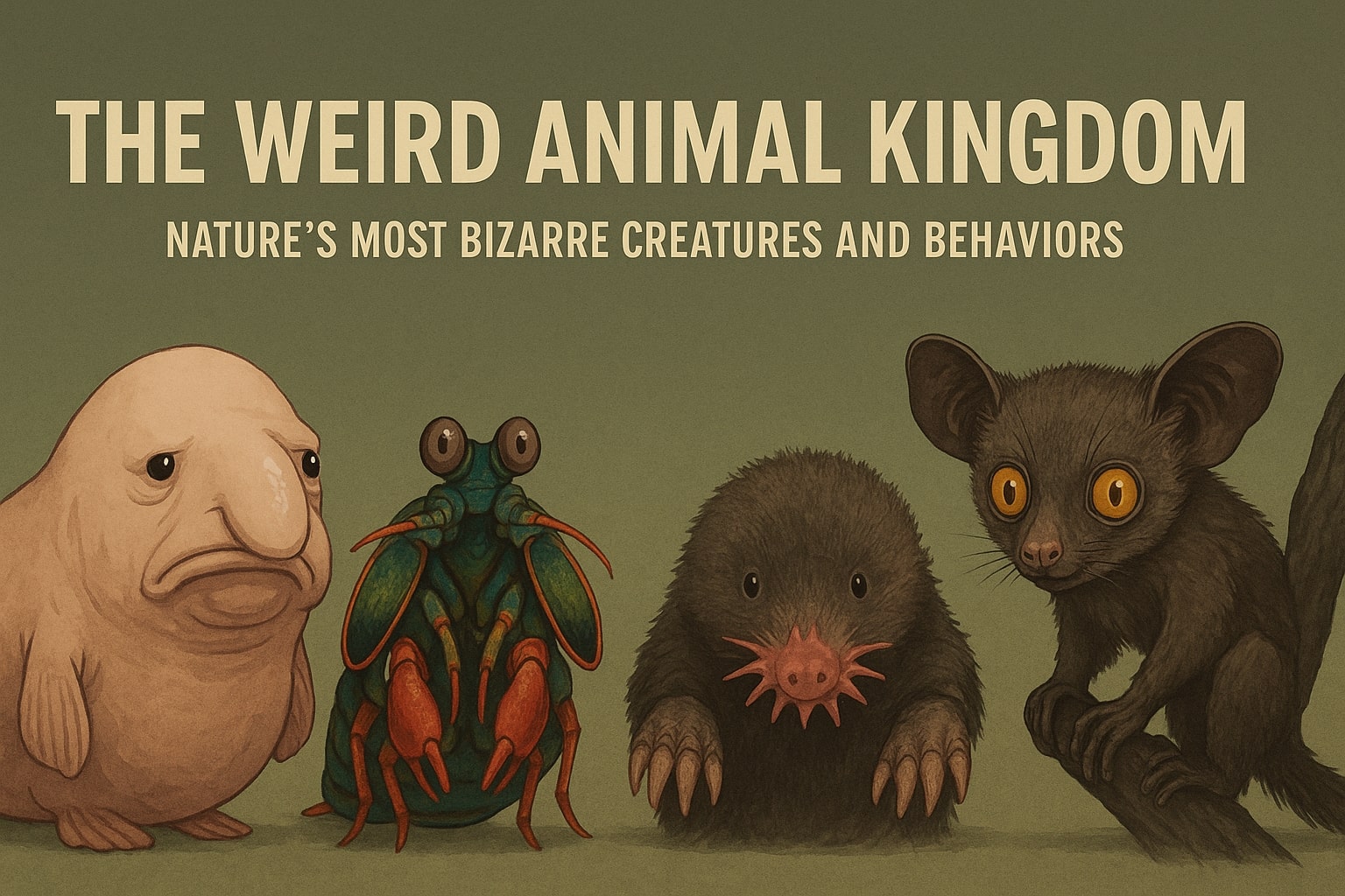 The Weird Animal Kingdom: Nature's Most Bizarre Creatures and Behaviors