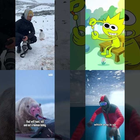 Animals Playing with Ice Cubes thumbnail