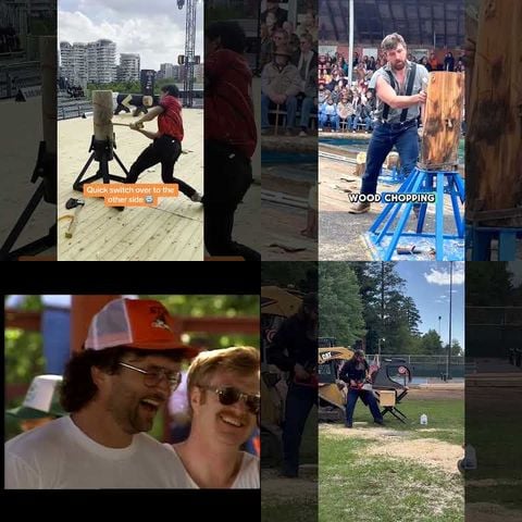 Competitive Wood Chopping Athletes thumbnail