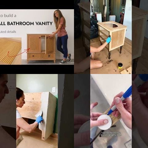 DIY Bathroom Vanity thumbnail