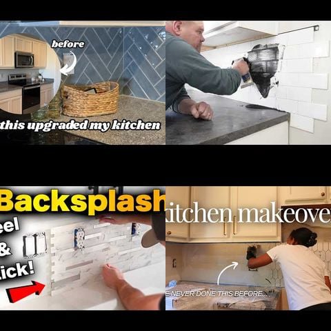 DIY Kitchen Backsplash thumbnail