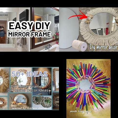 DIY Mirror Frame Projects thumbnail