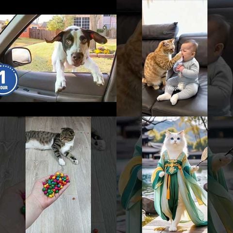 Dogs Playing with Bubbles thumbnail