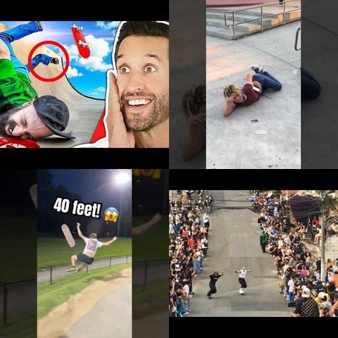 Epic Skateboard Fails thumbnail