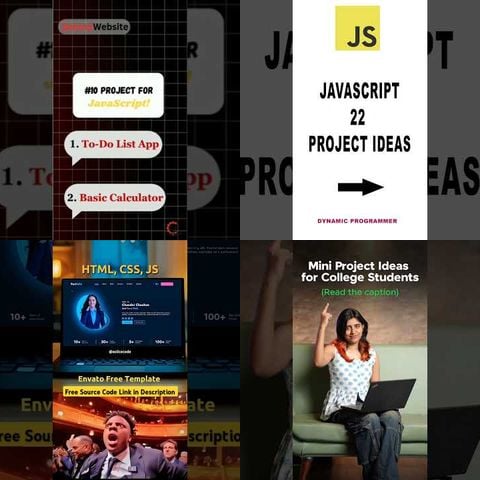 JavaScript Projects for Portfolio thumbnail