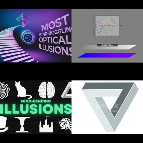 Kanizsa Triangle Illusory Contours thumbnail