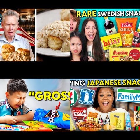 Kids Trying Foods for First Time thumbnail