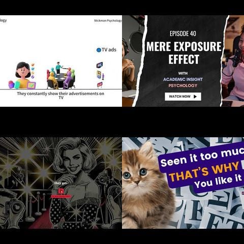 Mere Exposure Effect Familiarity thumbnail