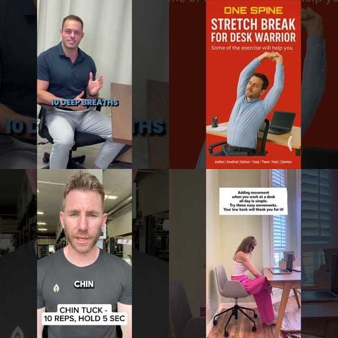 Office Worker Back Pain Relief Exercises thumbnail