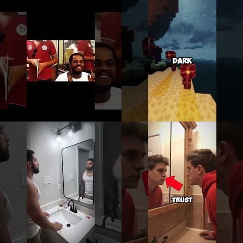People Getting Scared by Their Reflection thumbnail
