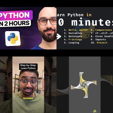 Python Tutorial for Complete Beginners thumbnail