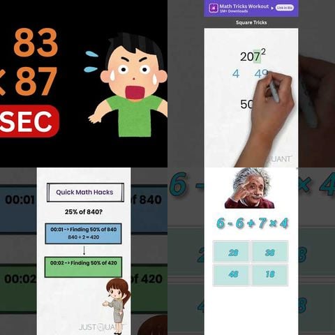 Quick Math Tricks That Seem Like Magic thumbnail