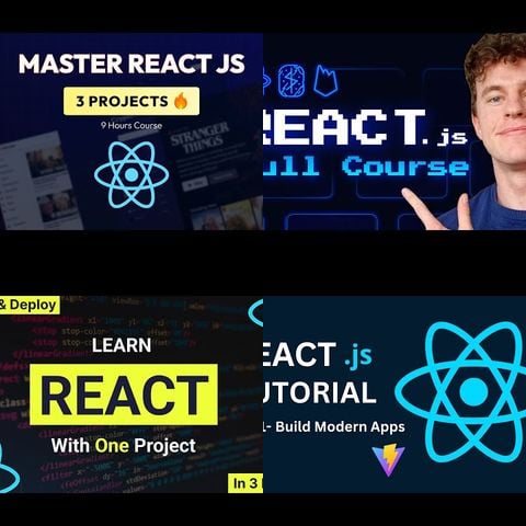 React Tutorial Build Real Projects thumbnail