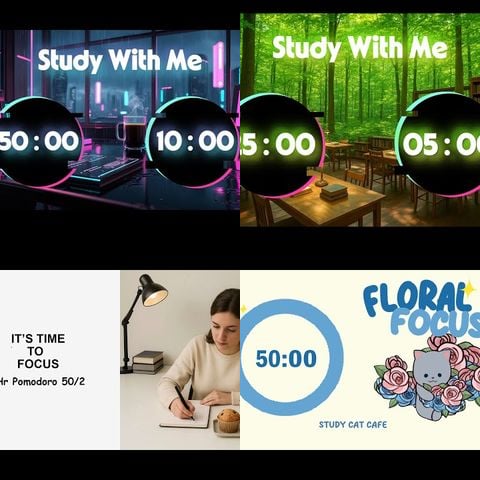 Study With Me Pomodoro Sessions thumbnail